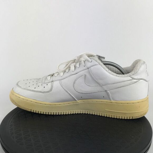 Nike Air Force 1 Premium White Leather 2006 315180-111 Men’s Size 12 - Picture 9 of 12